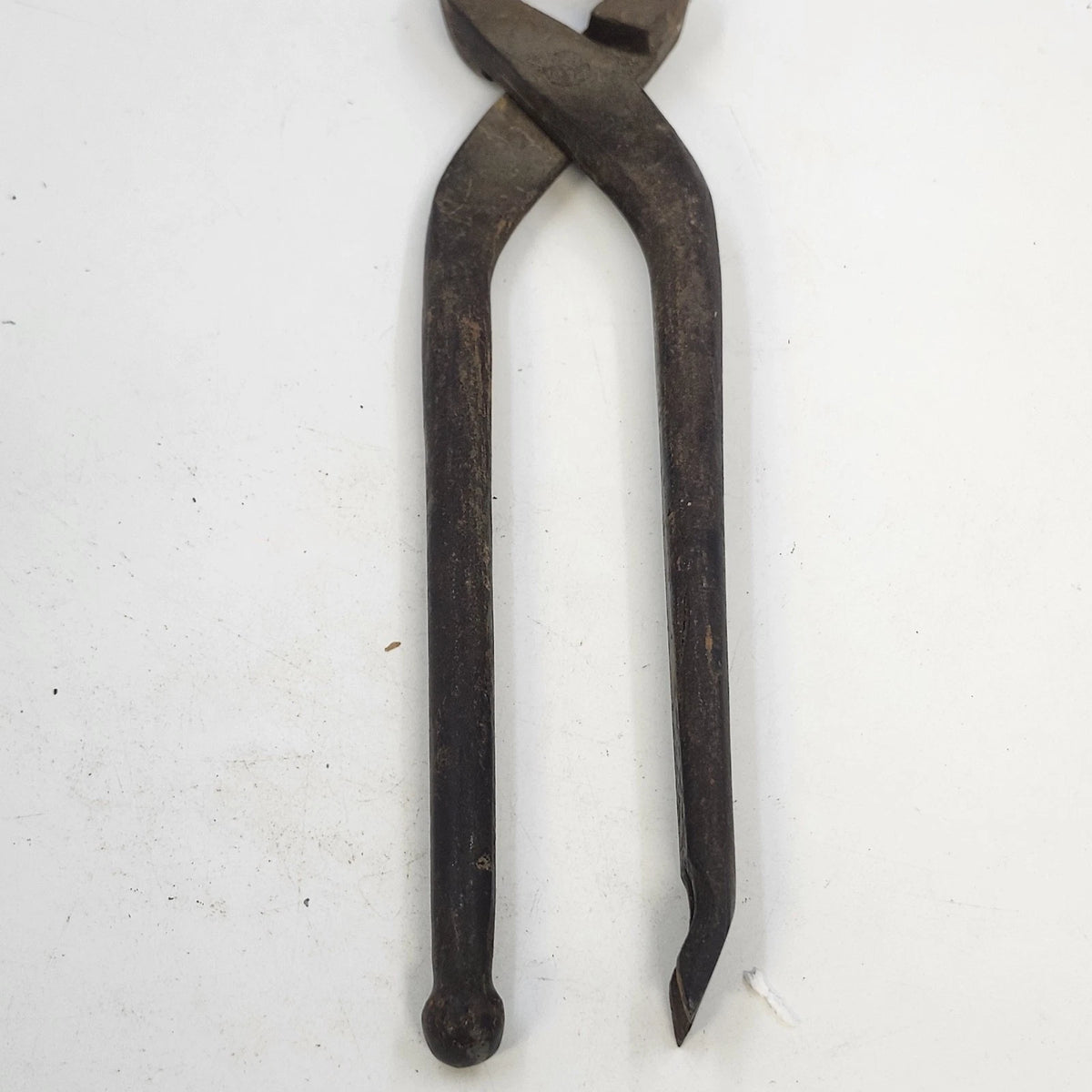 Diamond No. 141 Farrier Horseshoe Nail Nipper Cutter 10" Forged Steel Vtg Tool