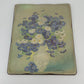 Marion Rice Floral White Vase Wood Mounted Wall Plaque 14" x 11" Vintage Vintage