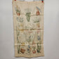 Wert by Hand Linen Tea Hand Towel Spring Garden Poem Wordsworth 30 x 17" England