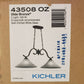 Kichler Keiran 2-Light Island Light Olde Bronze Kitchen Dining Room Chandelier
