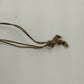 Lot 3 Pendant Necklaces White Enamel Filagree Gold Tone Signed PHD Clay Cor