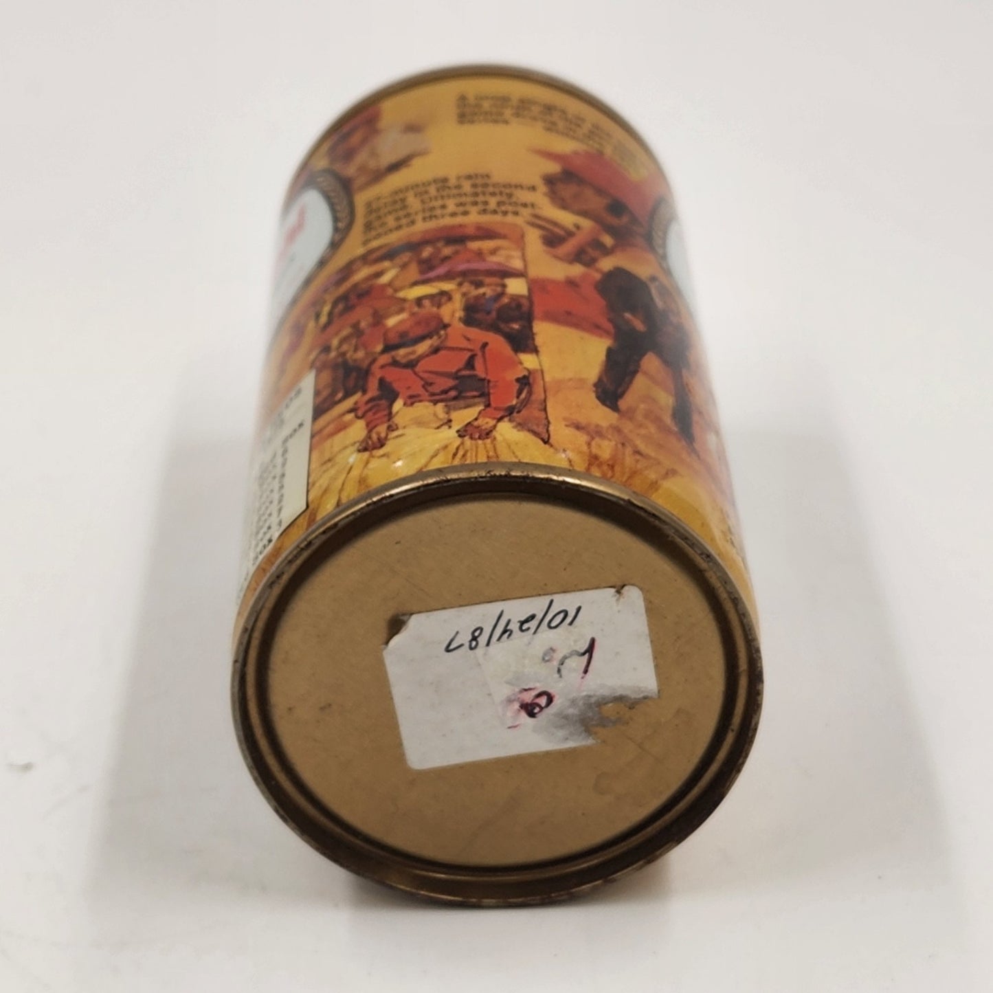 2 Hudepohl 12 oz Steel Beer Can 1975 World Series Champions Cincinnati Reds GUC