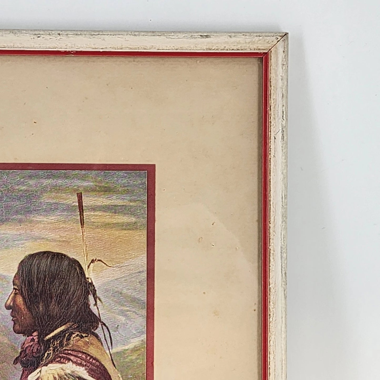 Framed Chief Not Afraid of Pawnee Raphael Tuck Art Print