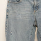 Eileen Fisher Women Light Wash Straight Leg Jeans Size 6 Distressed Cotton Denim