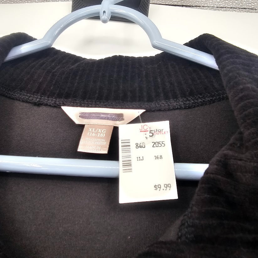 5 Ladies Tops Sweater Jacket Size XL Elle Lauren Conrad Black Rainn Xhilaration