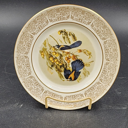 Wittnauer Collectors' Guild Plate LBE90 Scrub Jays Audubon Bone China 8.25" 1820