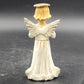 Lefton Choir Angel Singing Reading Book Figurine Porcelain Japan 6.25" Tall Vtg