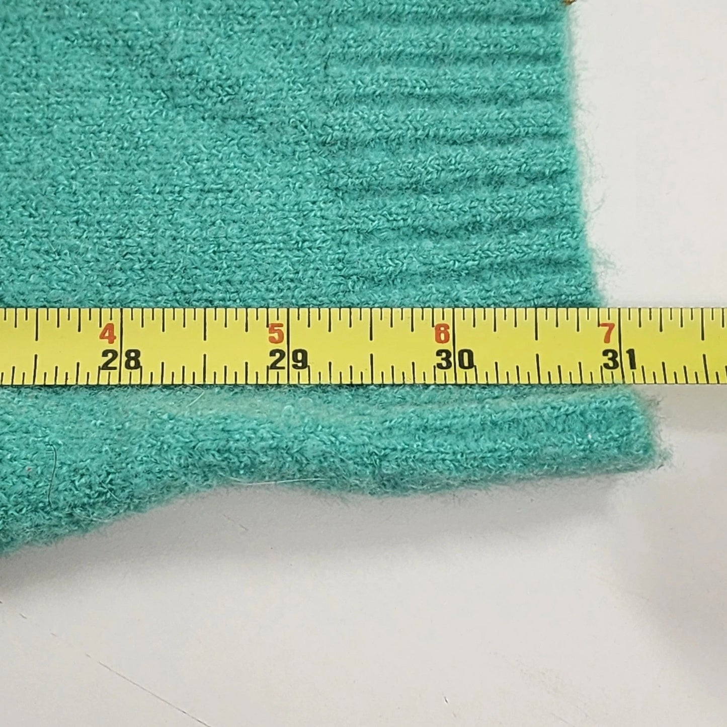 Life Energy Intelligence Teal V Neck Sweater XL Soft Knit