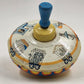 Metal Tin Toy Spinning Top with Circus Animals 6" by Ohio Art USA Vintage 1960s