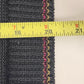 Cullinane Black Silk Blend Sweater L Floral Embroidery Shoulder Pads Vintage