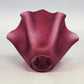 Partylite Cranberry Tiffany Lamp Shade ONLY Corroso Art Glass Handkerchief 4.5"