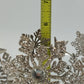 Bath and Body Works Snowflake 3 Wick Candle Holder Silver