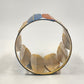 Pink Zebra Surfboard Candle Accent Shade Metal 4.25"d Beach Summer Home Decor