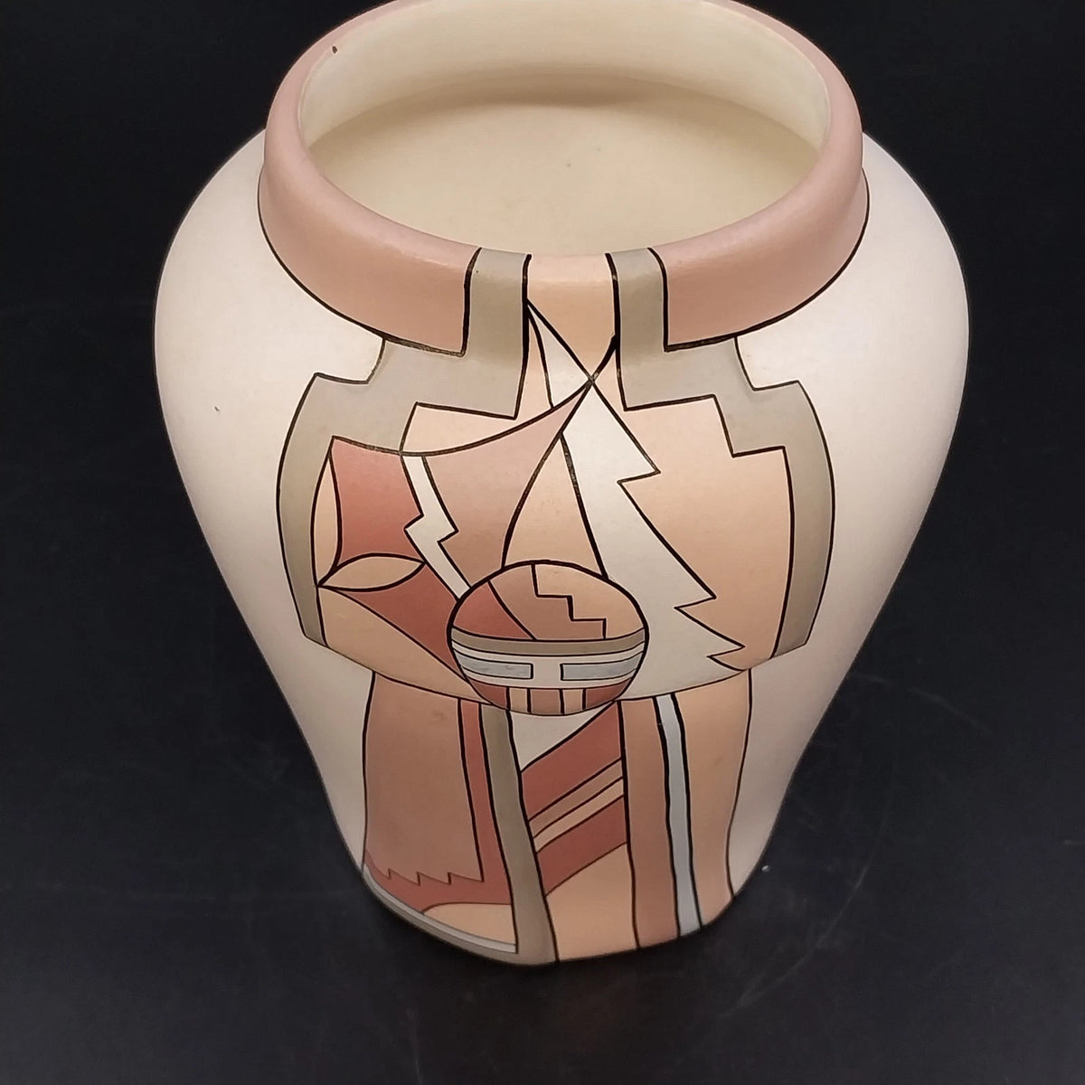 Camelback Inn Southwestern Hand Painted Pottery Vase 6.25" 1989 Numbered 87/250