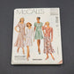 McCall's 8102 Vintage Sewing Pattern 1996 Cut Misses 2-Piece Dress Size B