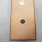 Knob Creek Solid Brass Wood Mirror Candle Wall Sconce MCM Rustic Farmhouse 23"