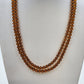 Lot of 3 Beaded Necklaces Jewelry Black Faceted Amber Glass Multicolor Boho Mix