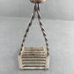 Metal Potato Masher Wood Handle Grate Style Twisted Vintage Kitchen Tool Smasher