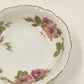 Rosenthal RC Monbijou Fruit Bowl Bavaria Pink Roses Gold Scalloped Edge