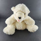 White Polar Bear Plush Hand Puppet Toy Stuffed Animal Cascade Toy China Vintage