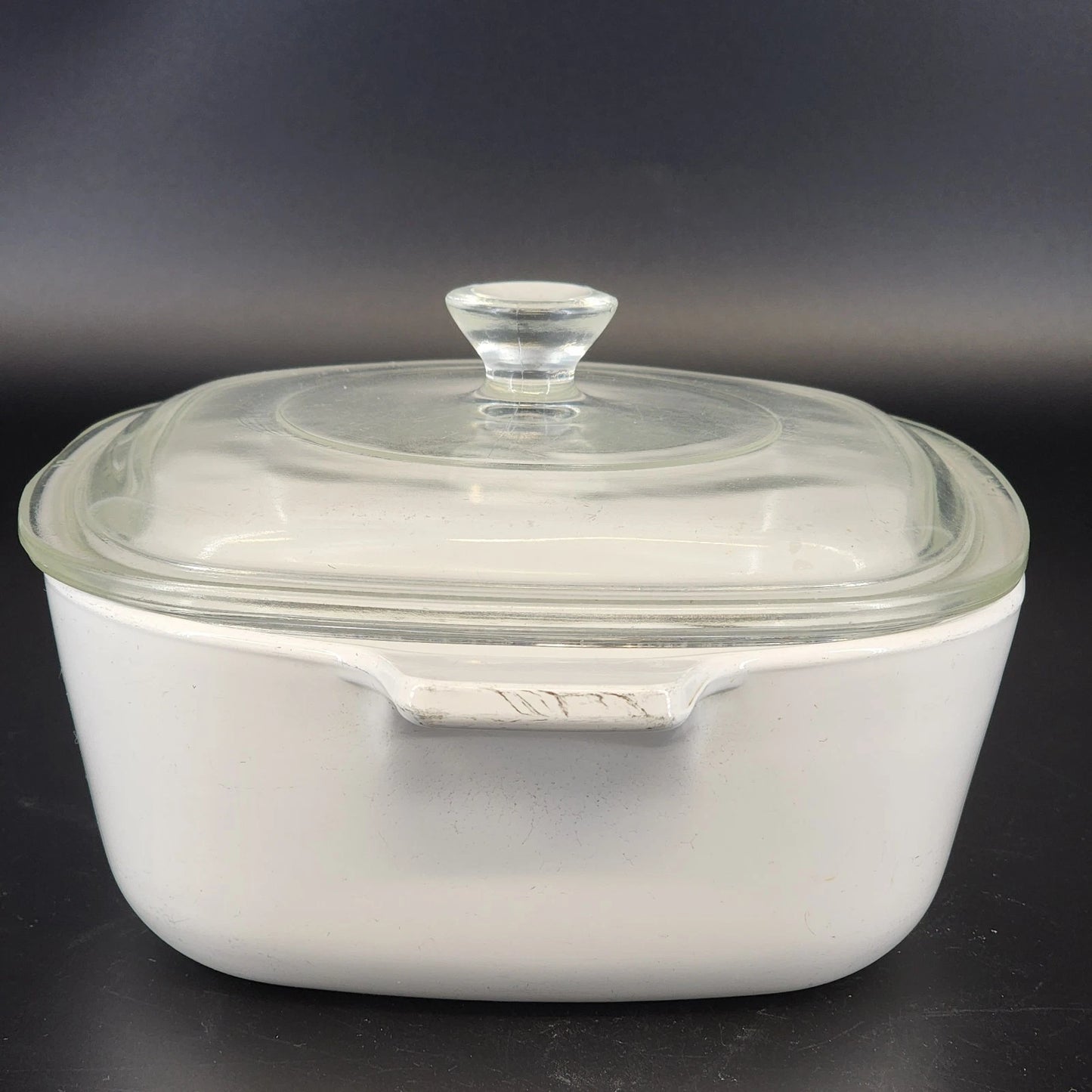 Corning Ware Blue Cornflower 1.5 Qt Casserole Dish P-1 1/2-B w Clear Glass Lid
