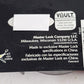 Master Lock Magnum M50XKAD Padlock 3in Shrouded Stainless