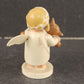 Erzgebirge Expertic Wendt Kuhn Marguerite Angel w Teddy Bear Vintage 1.5" Tall