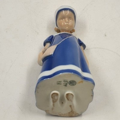 Else in Blue Dress Porcelain Figurine 1574 Royal Copenhagen Bing & Grondahl