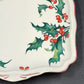 Villeroy & Boch Holly Square Handled Cake Plate 8.5" Vitro Porcelain EUC