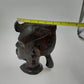 Tribal Art Sculpture Head Bust 8"x5" African Hand Carved Ebony Ironwood VTG