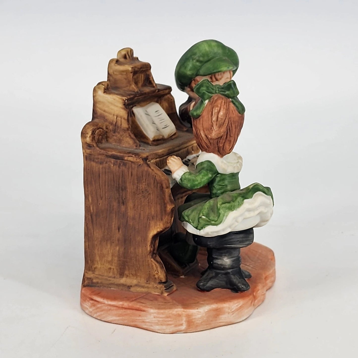 Lefton Irish Piano Babies 7135 Bisque Porcelain Figurine Japan