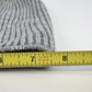 Ribbed Knitted Beanie Hat One Size Heather Gray Unisex 100% Acrylic Watch Cap
