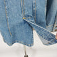 Mossimo Blue Denim Jeans Jacket XXL Long Sleeve 100% Cotton Made in Hong Kong