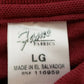 Burgundy 3 Button Polo Shirt Large Fame Fabrics 6.2 oz 50-50 Poly Cotton T100