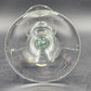 Large Hand Blown Art Candlesticks Holder Crystal Clear Glass Footed VTG 14"x4.5"