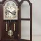 Waltham Tempus Fugit 31 Day Wall Clock Key Wind Pendulum Chime Wood 27.5" Vtg