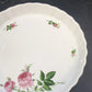 Christyneholm Rose Porcelain Quiche Tart Baking Pie Dish Fluted Edge Round China
