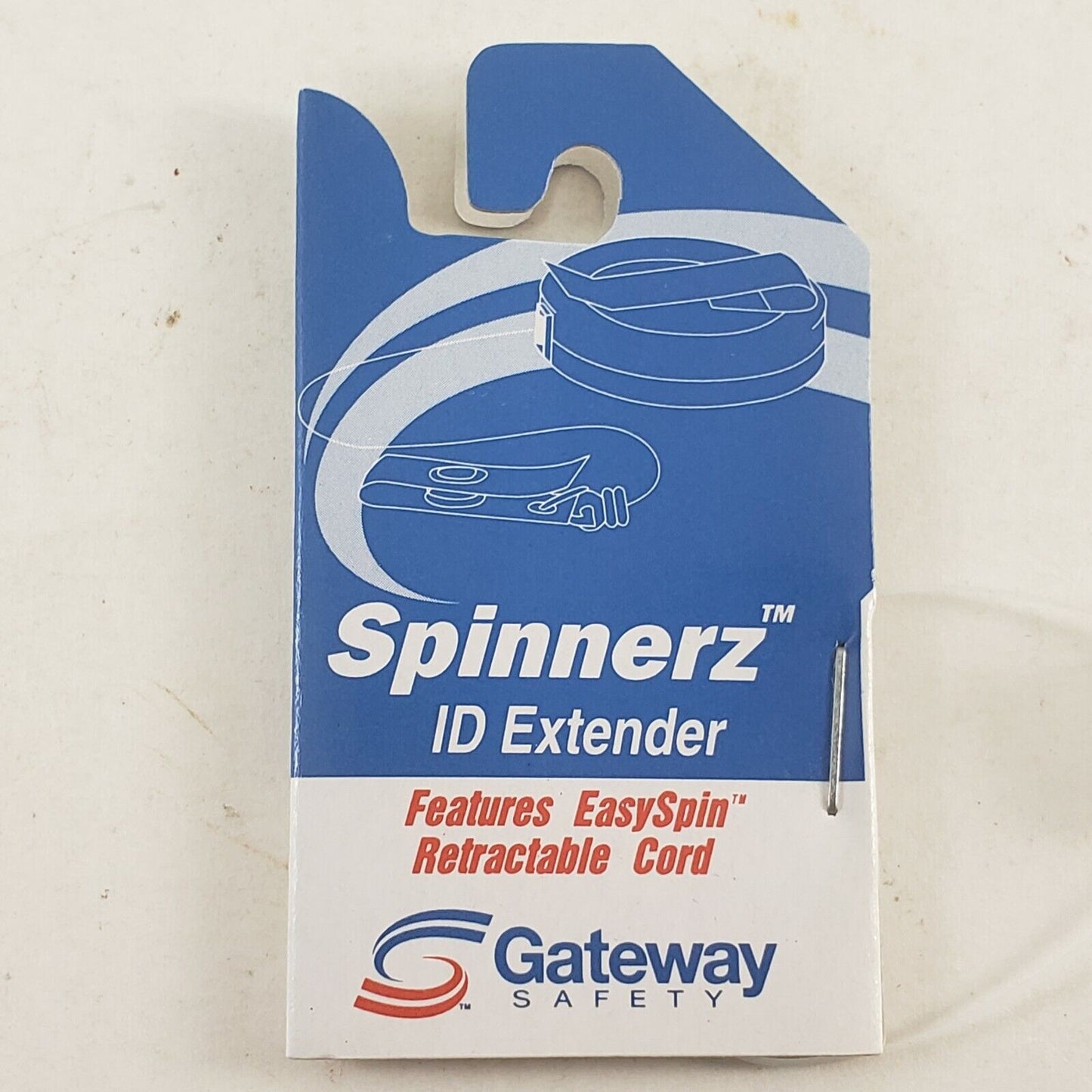 Gateway Safety 490 Spinnerz ID Lanyard with 30" Retractable Cord Black Belt Clip