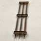 11 Model Train Train Tracks O-27 Gauge Straight 8 7/8" Long w Silver Ties Rusty