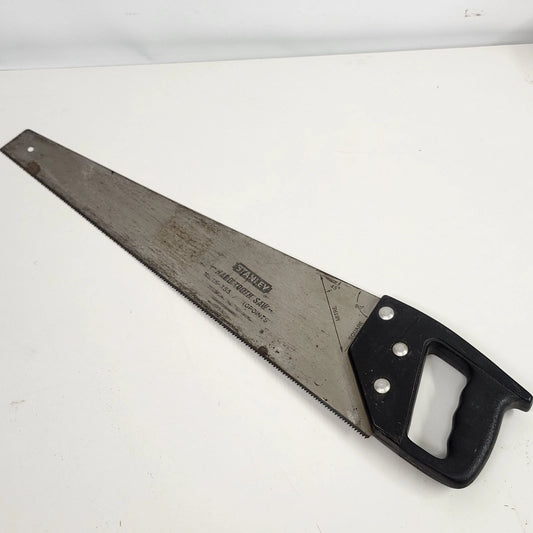 Stanley 15-355 Hard Tooth Saw 20" Crosscut Hand Saw 10 Point Vintage USA Tool