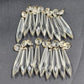 18 Icicle Spear Crystal Glass Chandelier Prisms 2.75" w Octagon Accent Wire Tie