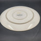 Round Serving Platter Present Tense Italy Hand Painted Snowman Christmas 14"