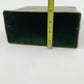 Merry Christmas Metal Box Wedge-Shaped Designed to Hold Christmas Cards 7x3x8"