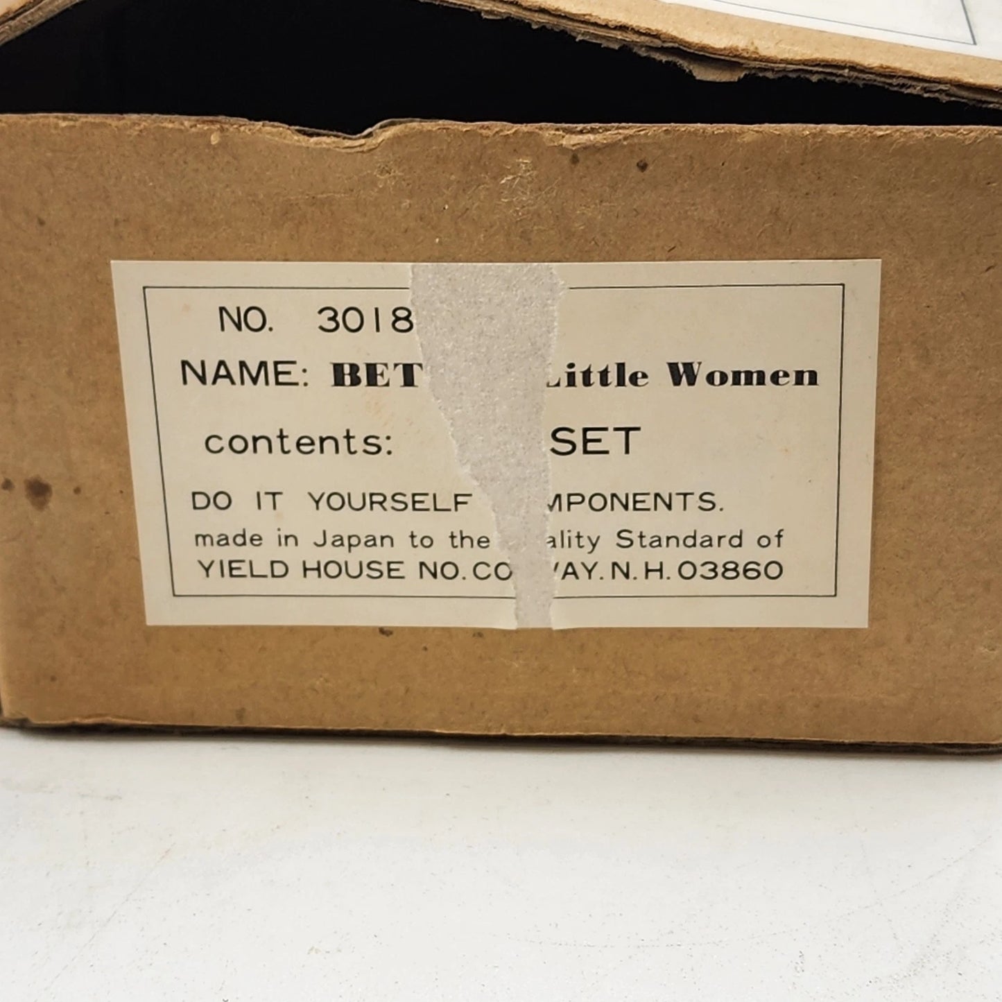 Beth March of Little Women Bisque 15" Doll Kit Yield House Head Arms & Legs