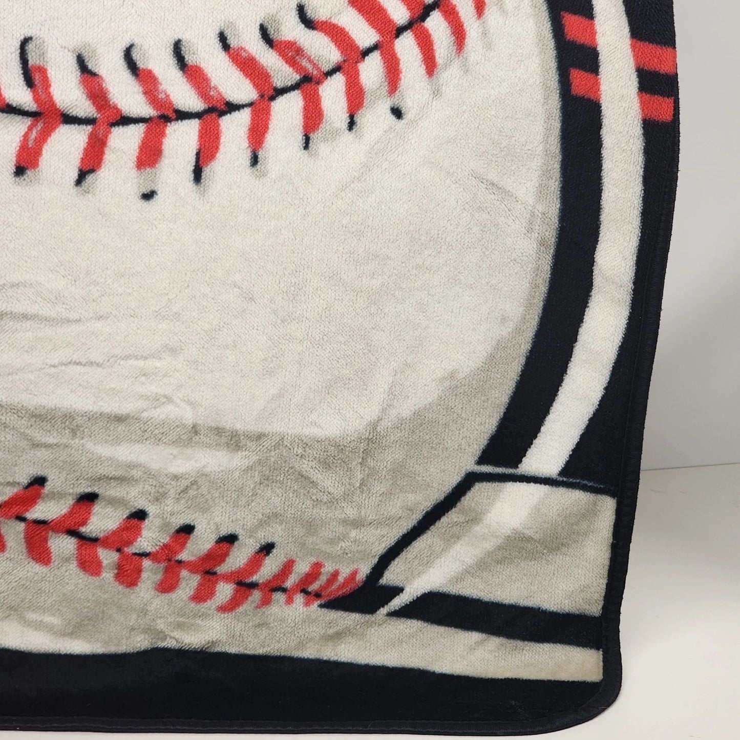 Cincinnati Reds MLB Throw Blanket 51"x59" Red Black Big Red Baseball Sport Decor