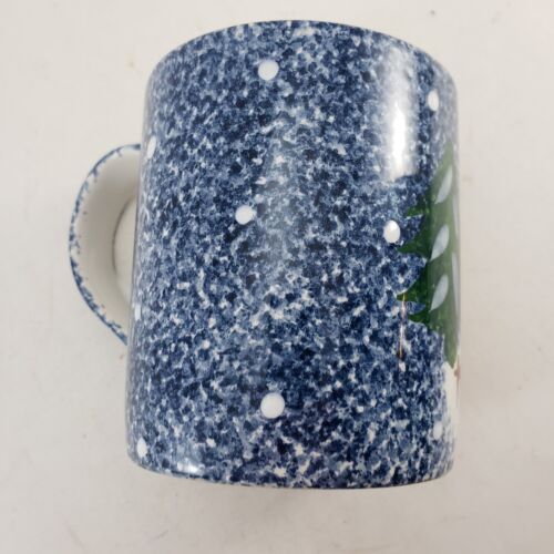 Holly Mountain Lodge 12 oz Coffee Mug Holiday Winter Scene Cook's Bazaar Gourmet