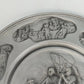 Hudson Pewter Spirit of ’76 Bicentennial Pewter Plate 9" Independence Day 1776