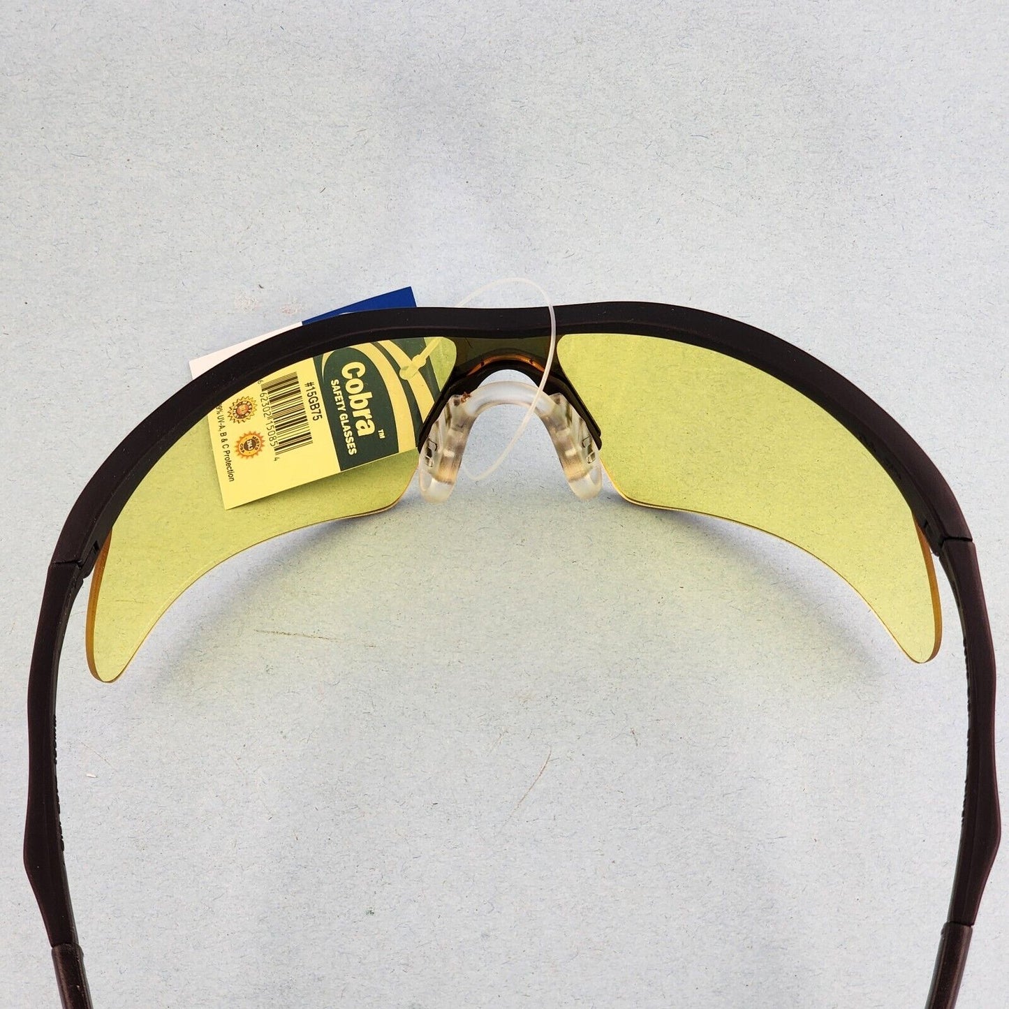 Cobra Safety Glasses by Gateway Black Frame Polycarbonate Lens Meets ANSI Z87 (Amber)