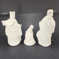Home Accents 10 Piece Nativity Set Bisque White Ceramic 7½" Figurines with Box