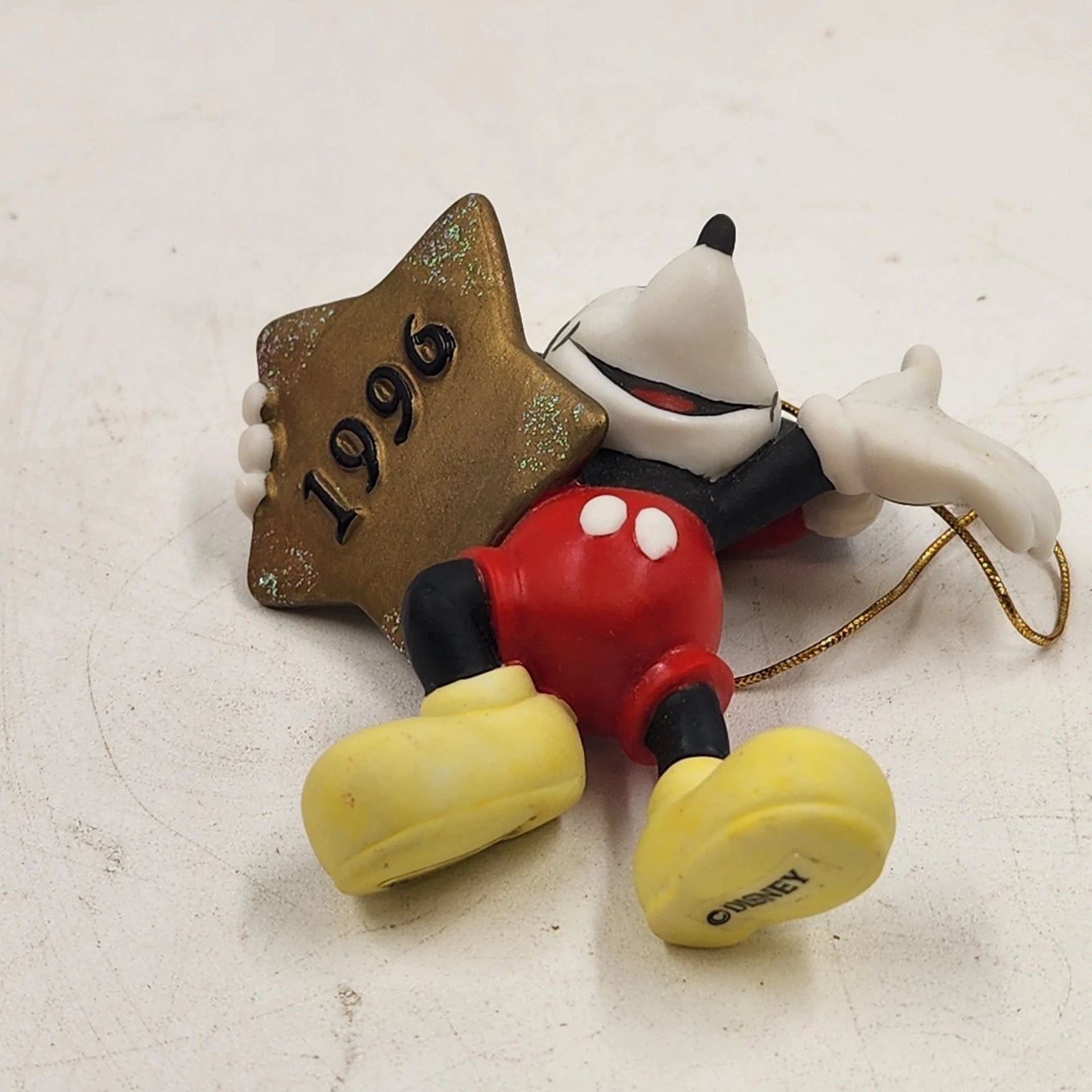 Mickey on Star Enesco Ornament Christmas Mickey & Co 1996 Walt Disney 194239 Vtg
